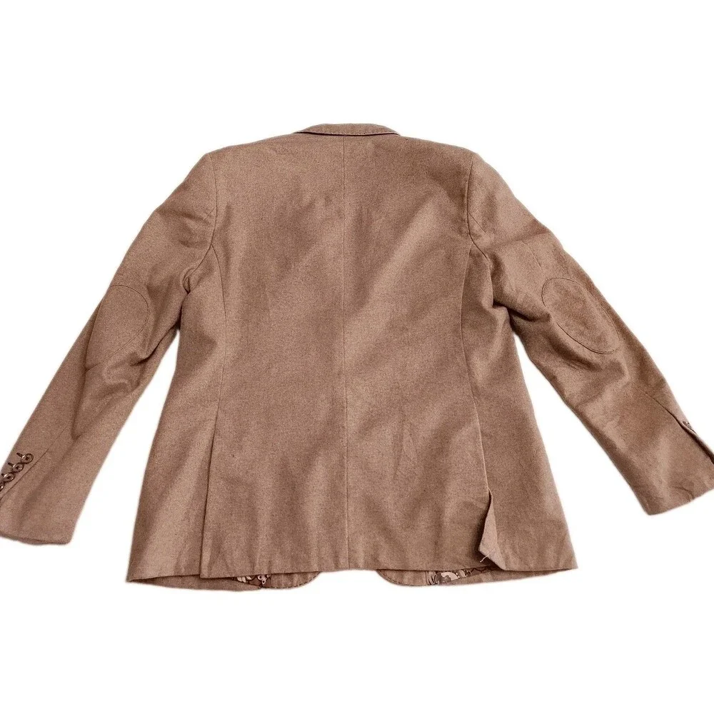 Paisley & Gray Men’s 46R Camel Tan Slim Fit Blazer Jacket Wool 2 Ventilas